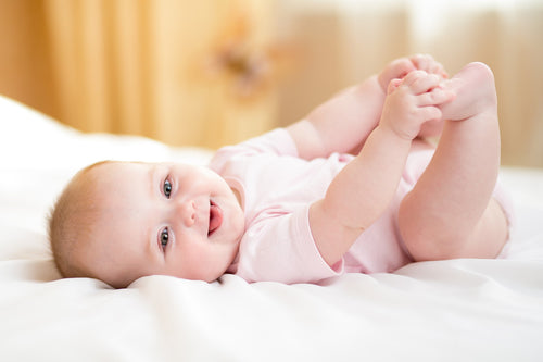 Kit Enxoval Bebê Menina com 5 Peças — 100% Algodão