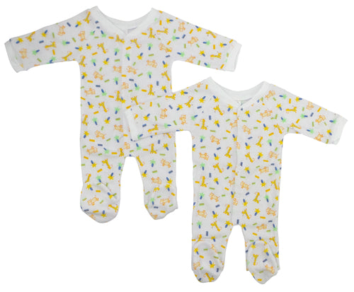 Macacão Sleep & Play em Atoalhado — Kit com 2 unidades