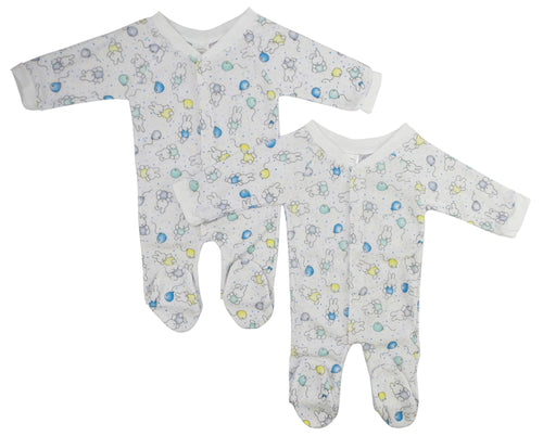 Macacão Sleep & Play em Atoalhado — Kit com 2 unidades