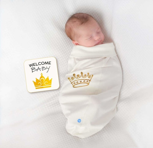 Crown Baby Cocoon — Swaddle Premium para Recém-Nascidos