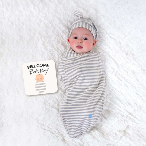 Stripe Baby Cocoon — Swaddle Premium para Recém-Nascidos