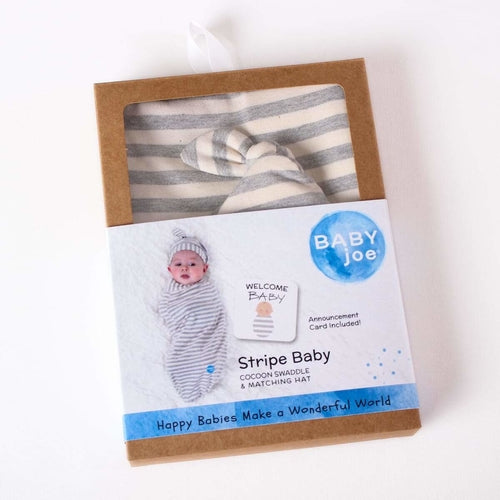 Stripe Baby Cocoon — Swaddle Premium para Recém-Nascidos